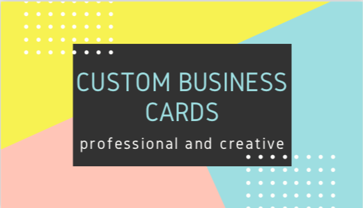 custom business cards for your company 