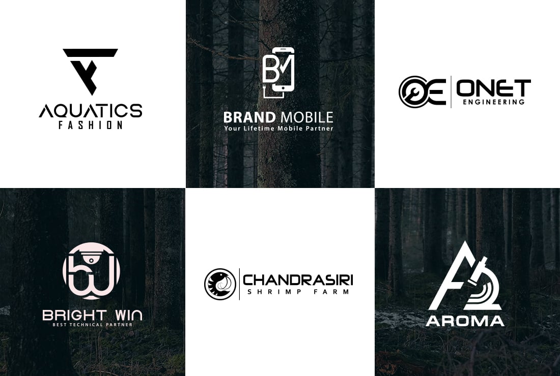 I will do unique minimalist modern business logo design