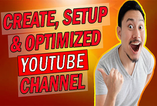I will create brand YouTube account, optimize & full setup