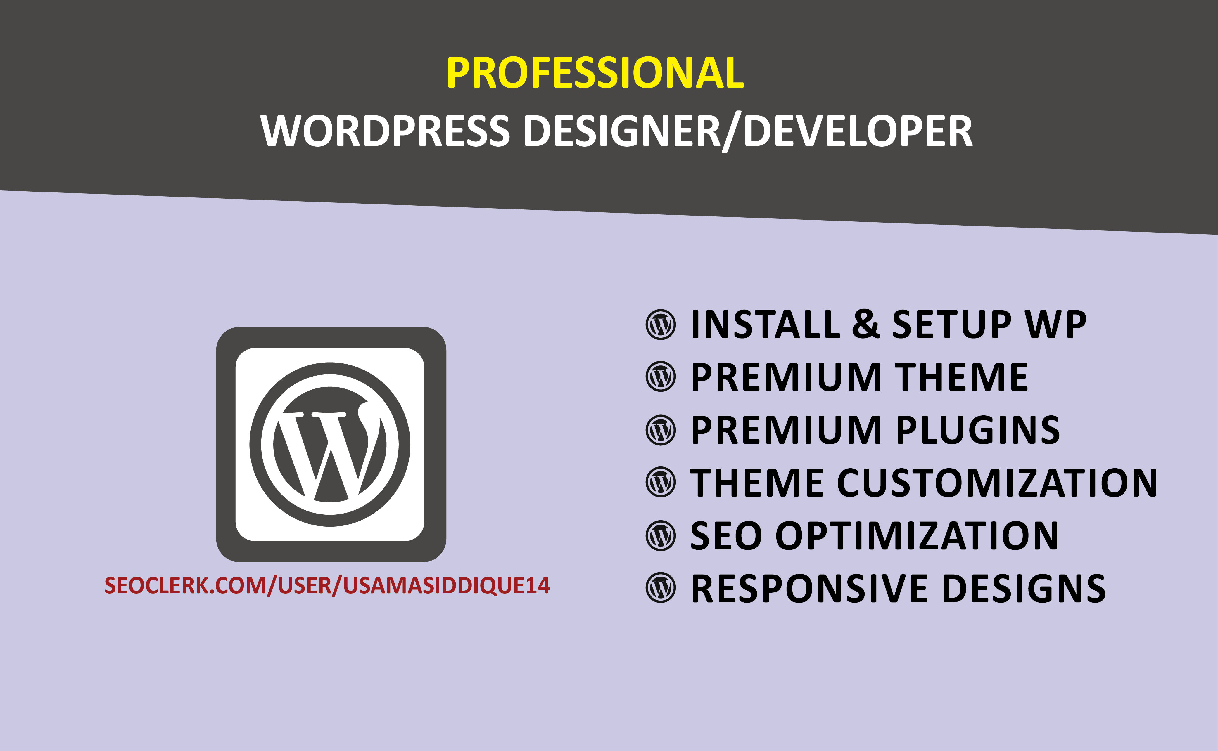 I will create professional responsive WordPress websi...