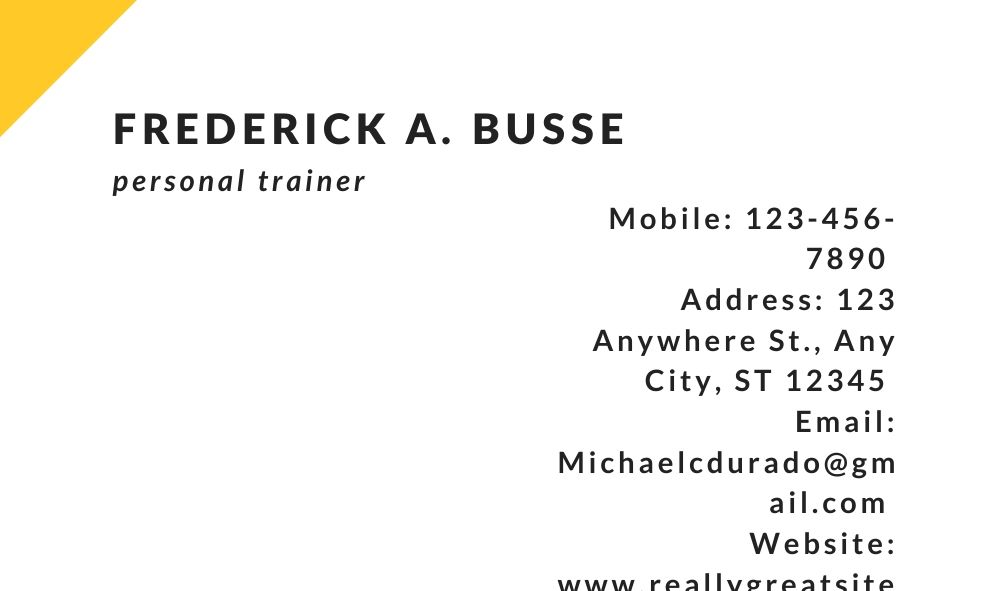 Design Business Card In 24 Hrs