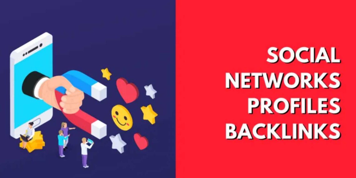 100 High DA Social networks profiles backlinks