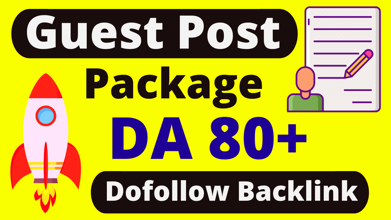 Manually 50 High DA Permanent Guest Posting and Do-Follow Backlinks Service Rank Your Website 