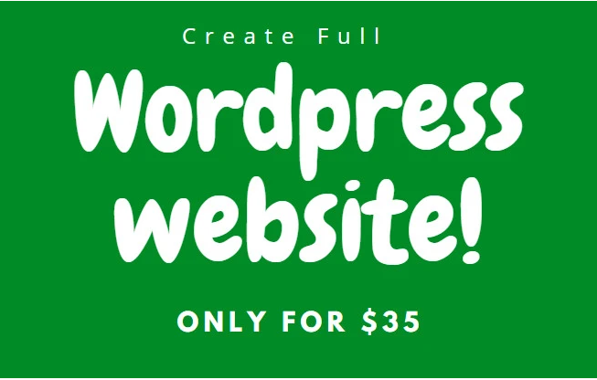 I will build your website with wordpress