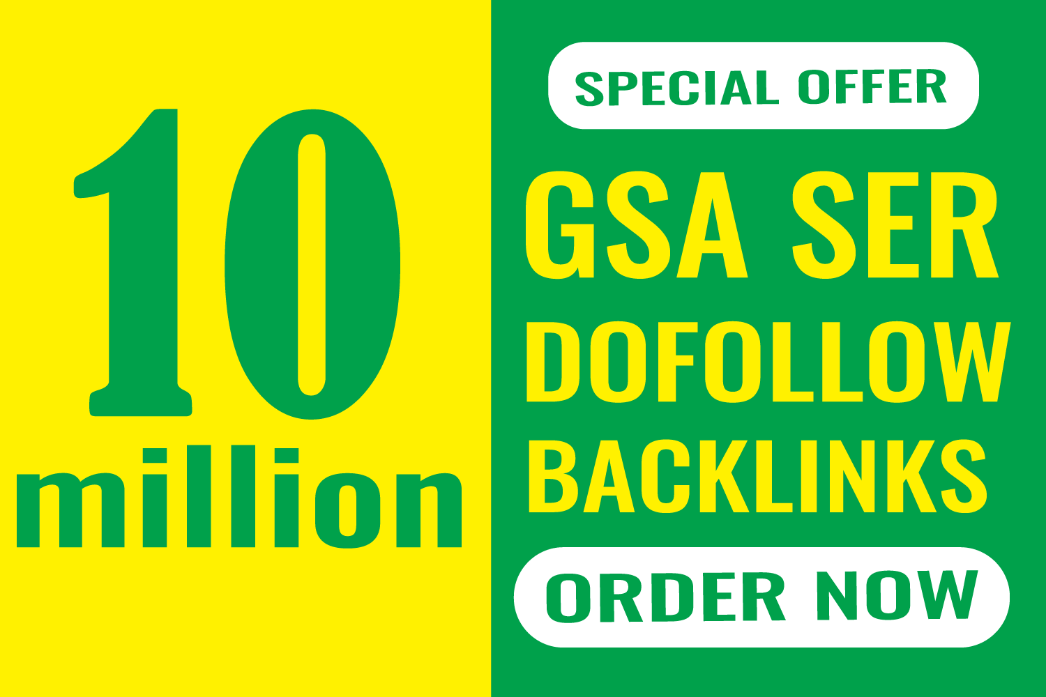 High Authority 100,000,000 GSA SER Backlink and Faster index on google Ranking