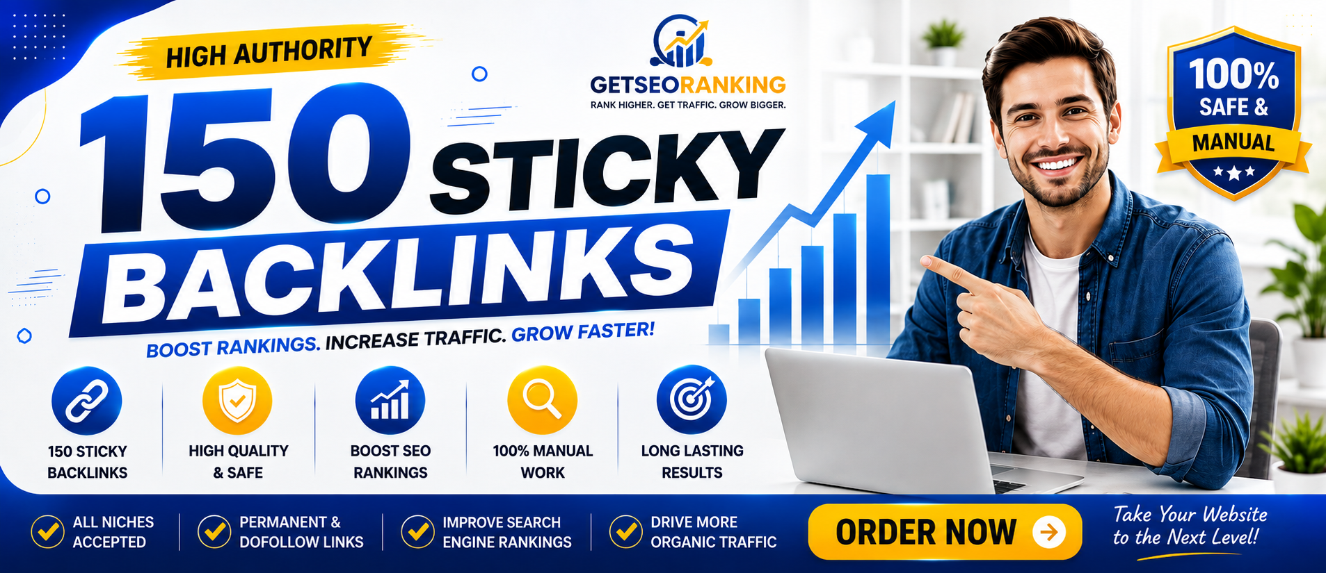 Build Manual 150 PBN Sticky Backlinks to Improve Webs...