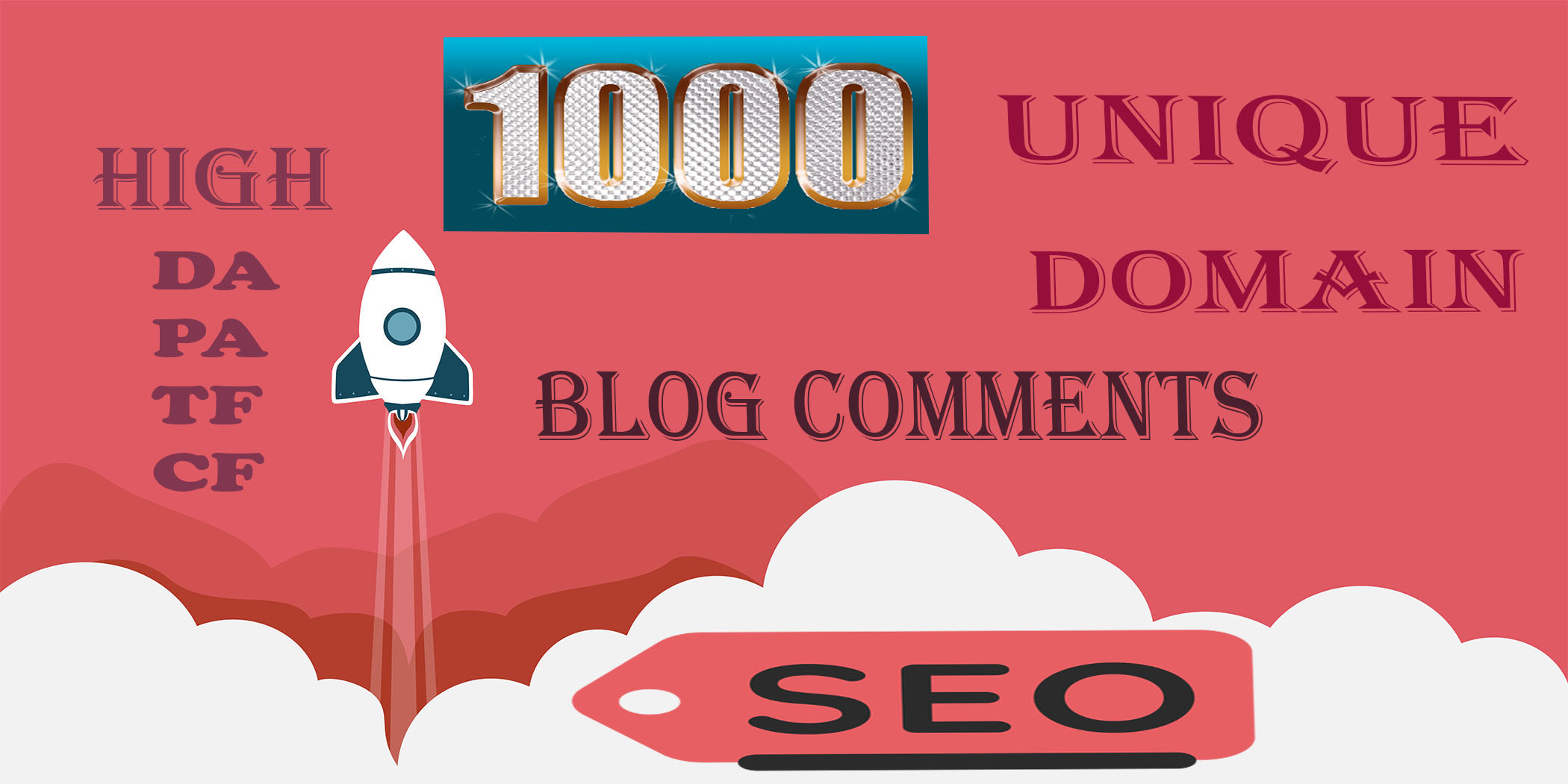 I will skyrocket your website with 1000 Unique Domain Blog Comments on High DA/PA/TF/CF Sites