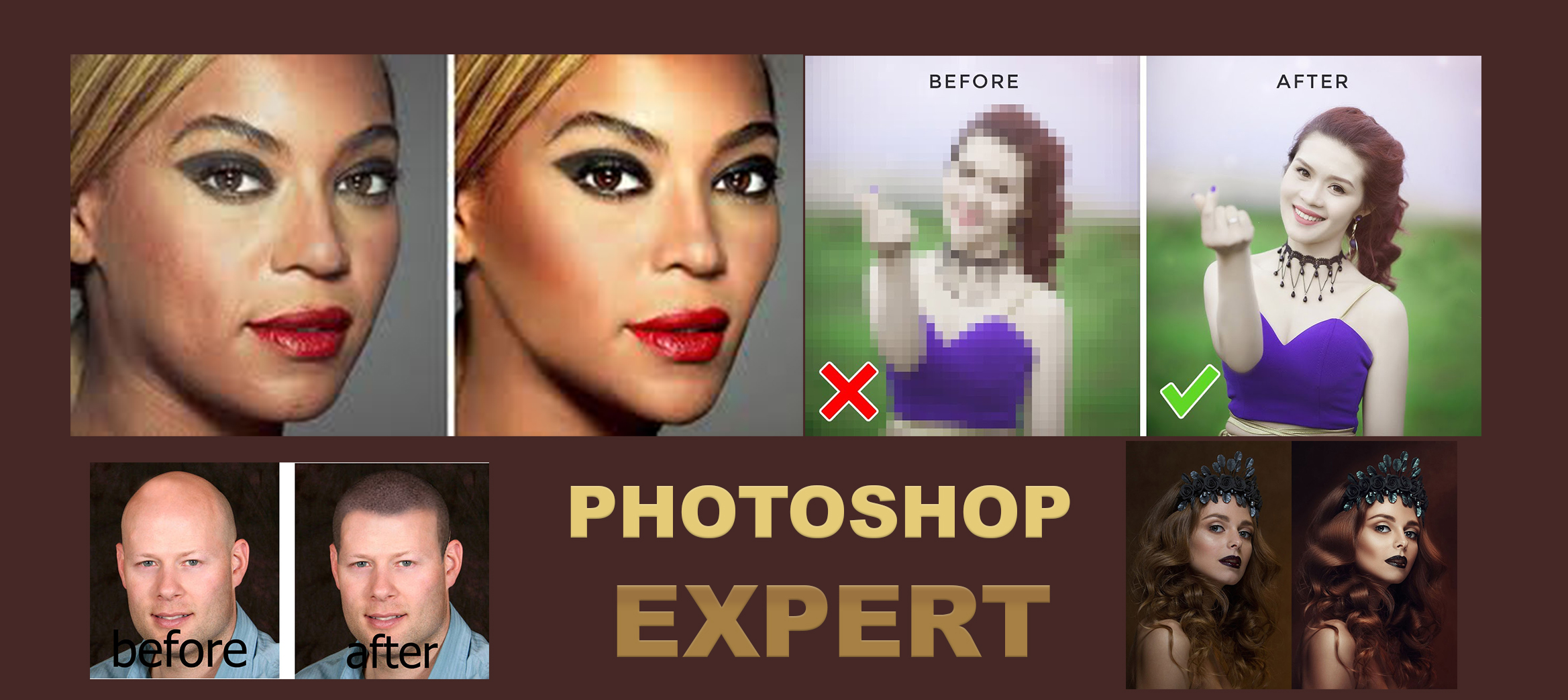 I will edit professional photoshop manipulation and photo retouch