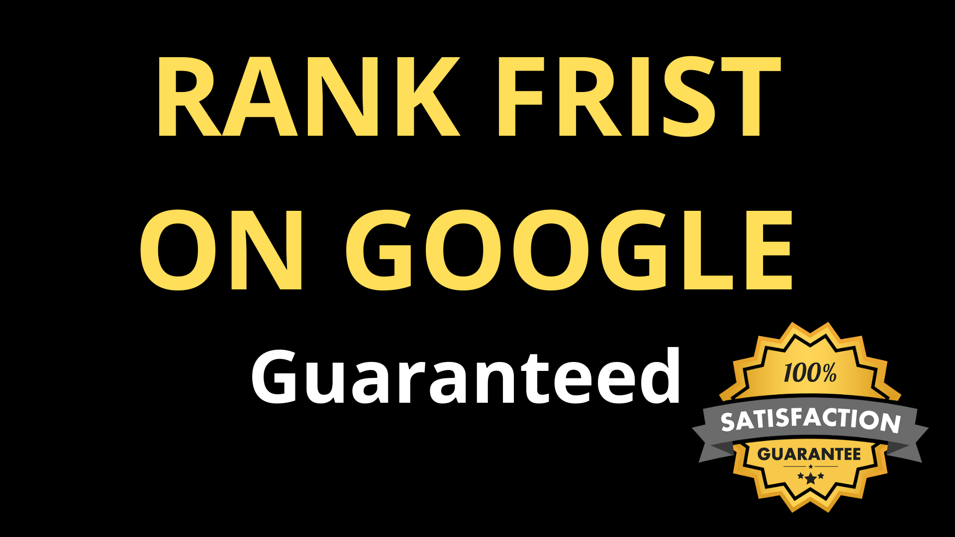  I will rank your website first page of google guaranteed