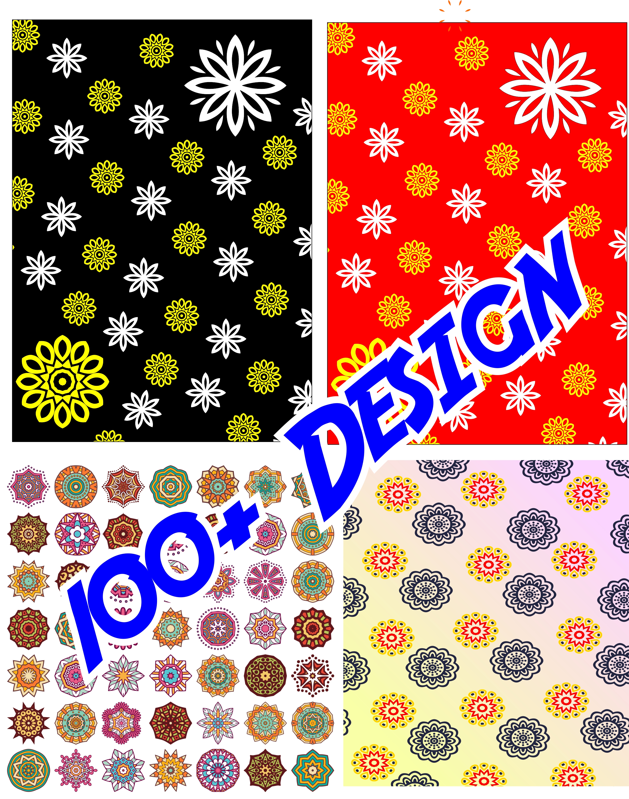  unique amazing seamless patterns Design 12 hours 