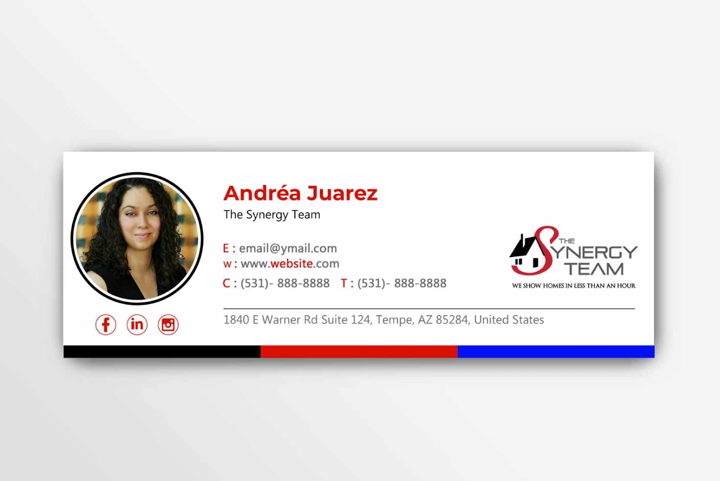 I will design clickable HTML email signature for you