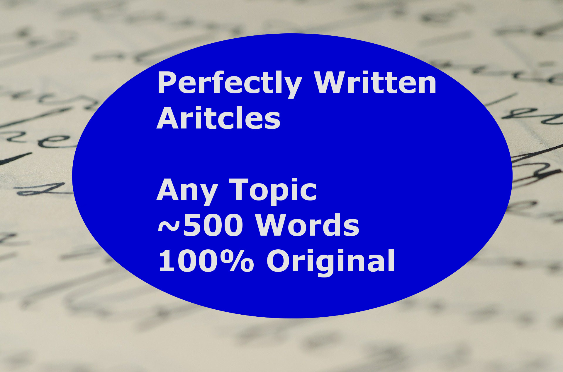 I will provide you with perfectly written, original articles around 500 words!