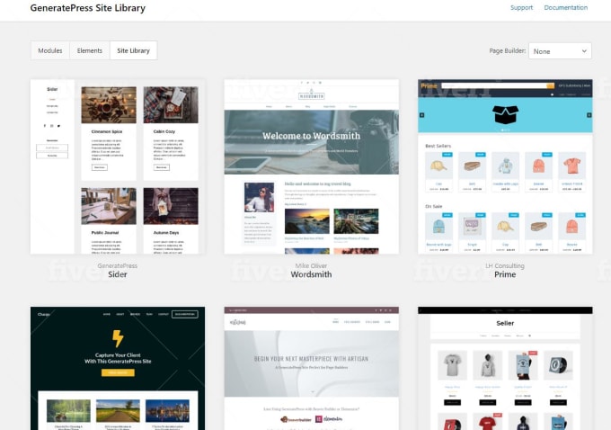 I will install generatepress premium wordpress theme