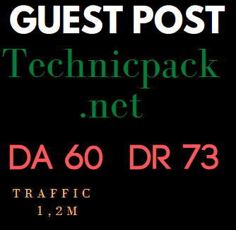 i will provide GUEST POST on TECHNIC PACK. NET Domain...