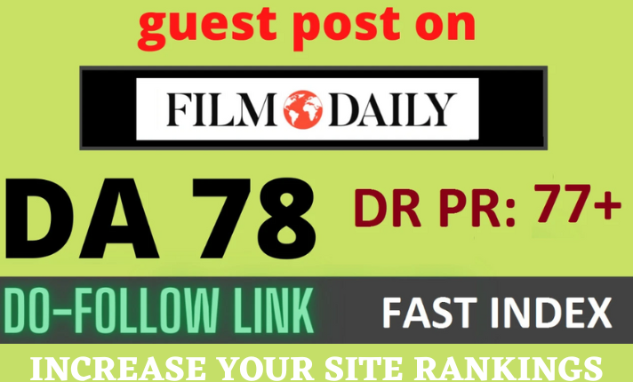 publish article to filmdaily .co for low price