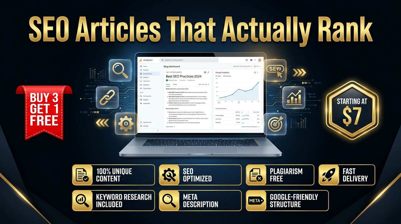 I will write 950-1200 words TRENDING SEO article with FREE keyword research
