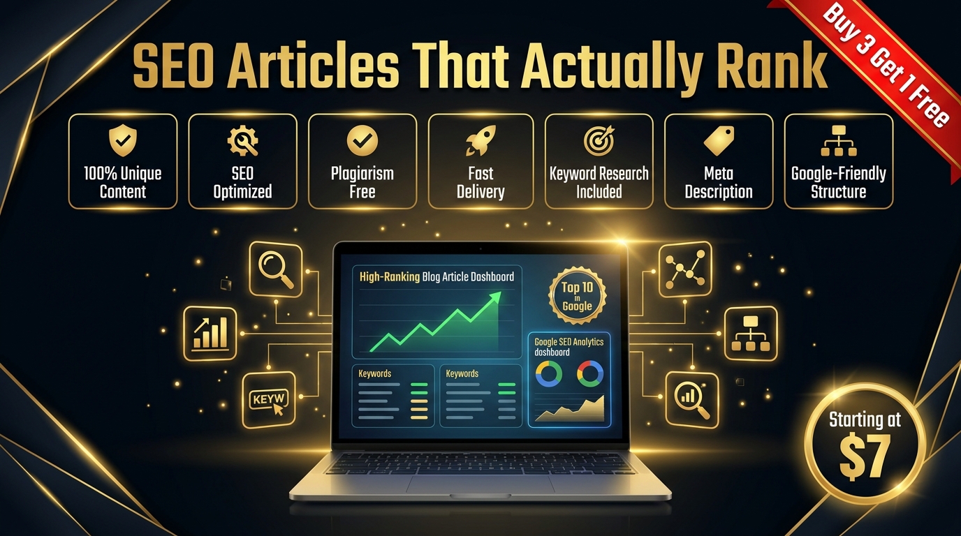 I will write 950-1200 words TRENDING SEO article with FREE keyword research