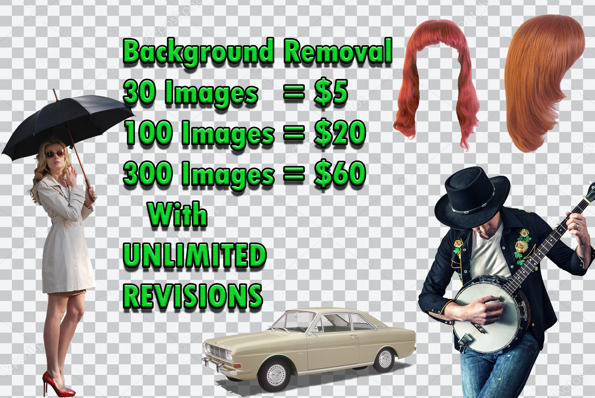 I will Do Background remove and video editing