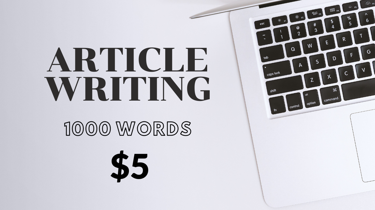 I will do article writing and content writing