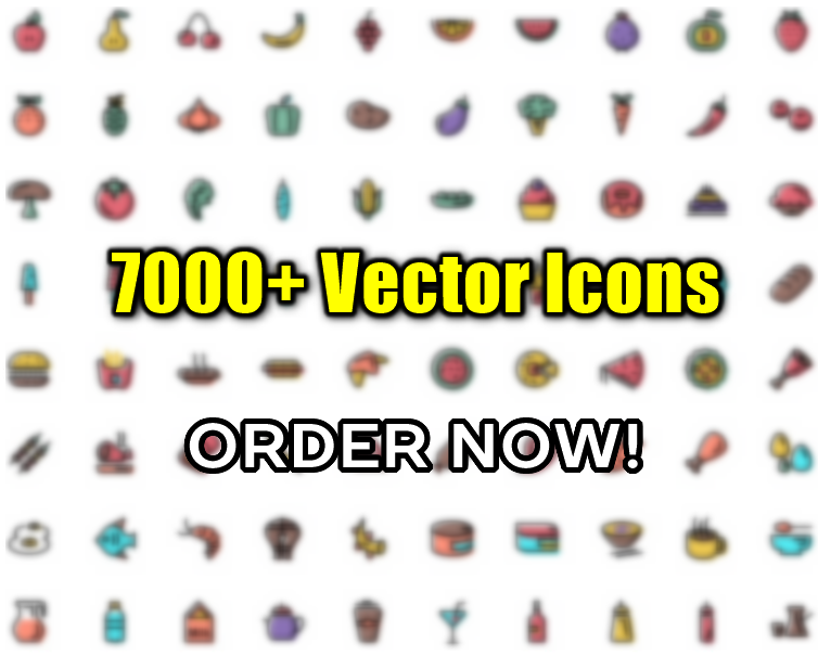 7K+ Vector Icons for Websites / Theme - Icon Set