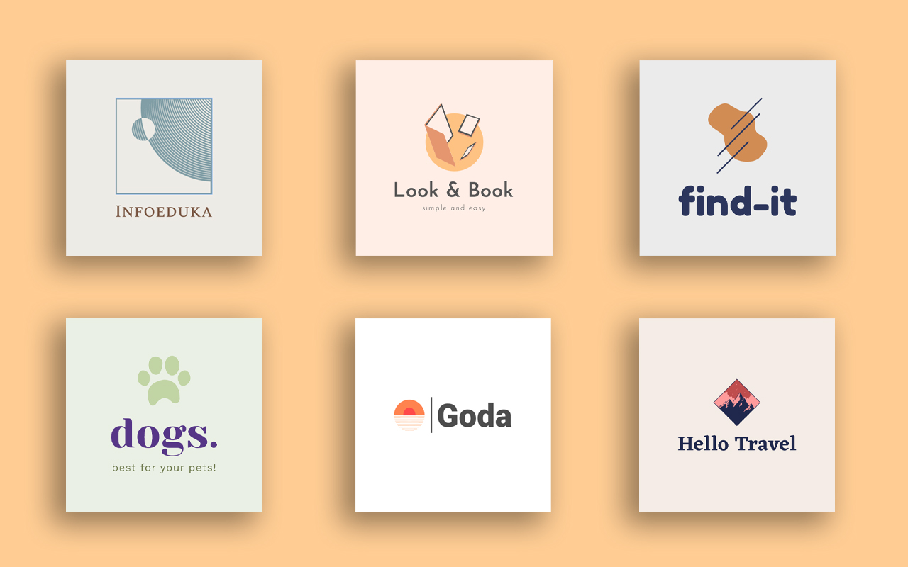 I will design 2 professional, simple, flat logos for your website or business
