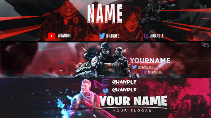 I will professional design channel art