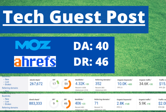 I will Publish Tech Guest Post On DA 40 Technology Bl...