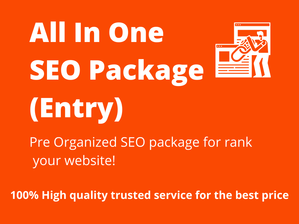 All In One SEO Package (Entry) - High Authority 3 Tier Link Campaign - Google 1st Page Pusher