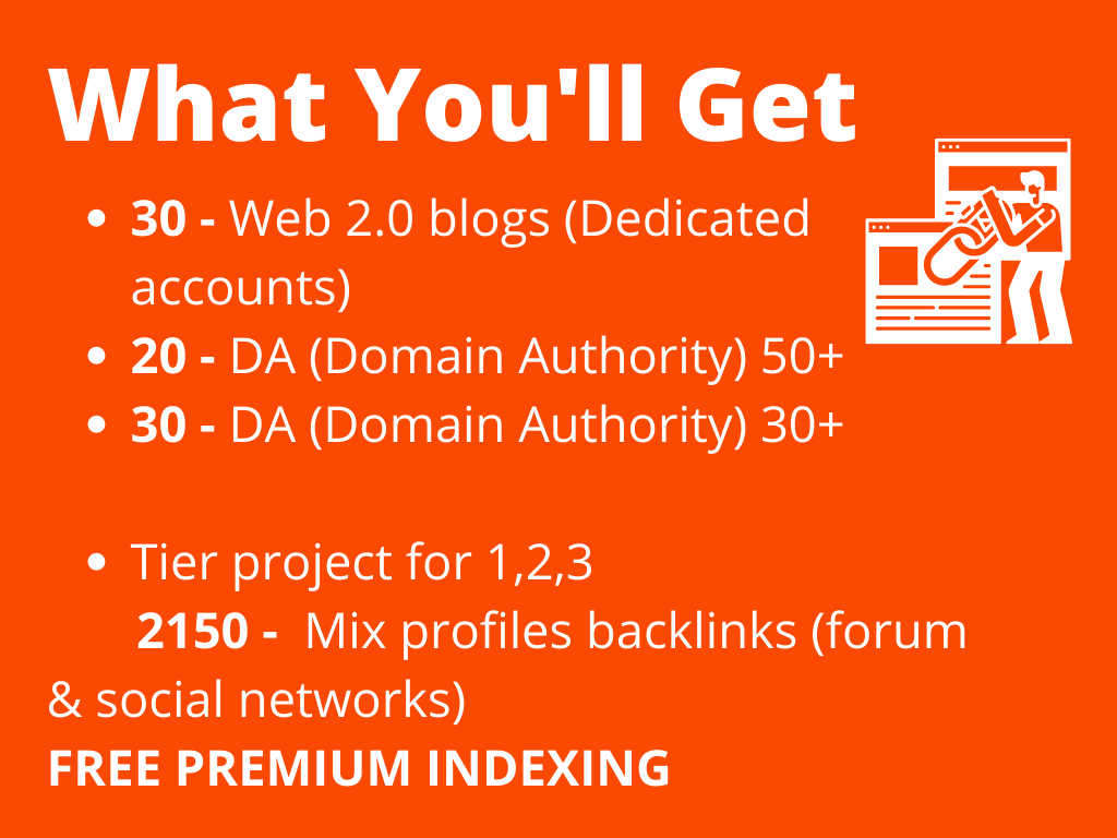 All In One SEO Package (Entry) - High Authority 3 Tier Link Campaign - Google 1st Page Pusher
