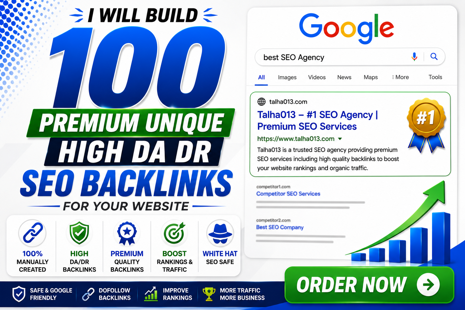 I Will Build 100 Premium Unique DA DR SEO Backlinks f...