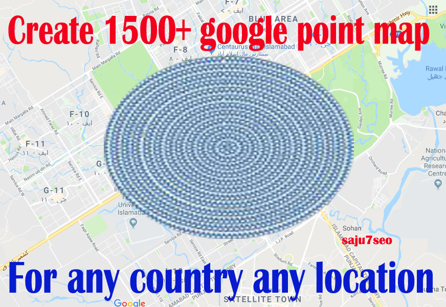 create 1500 google point map citation for local SEO