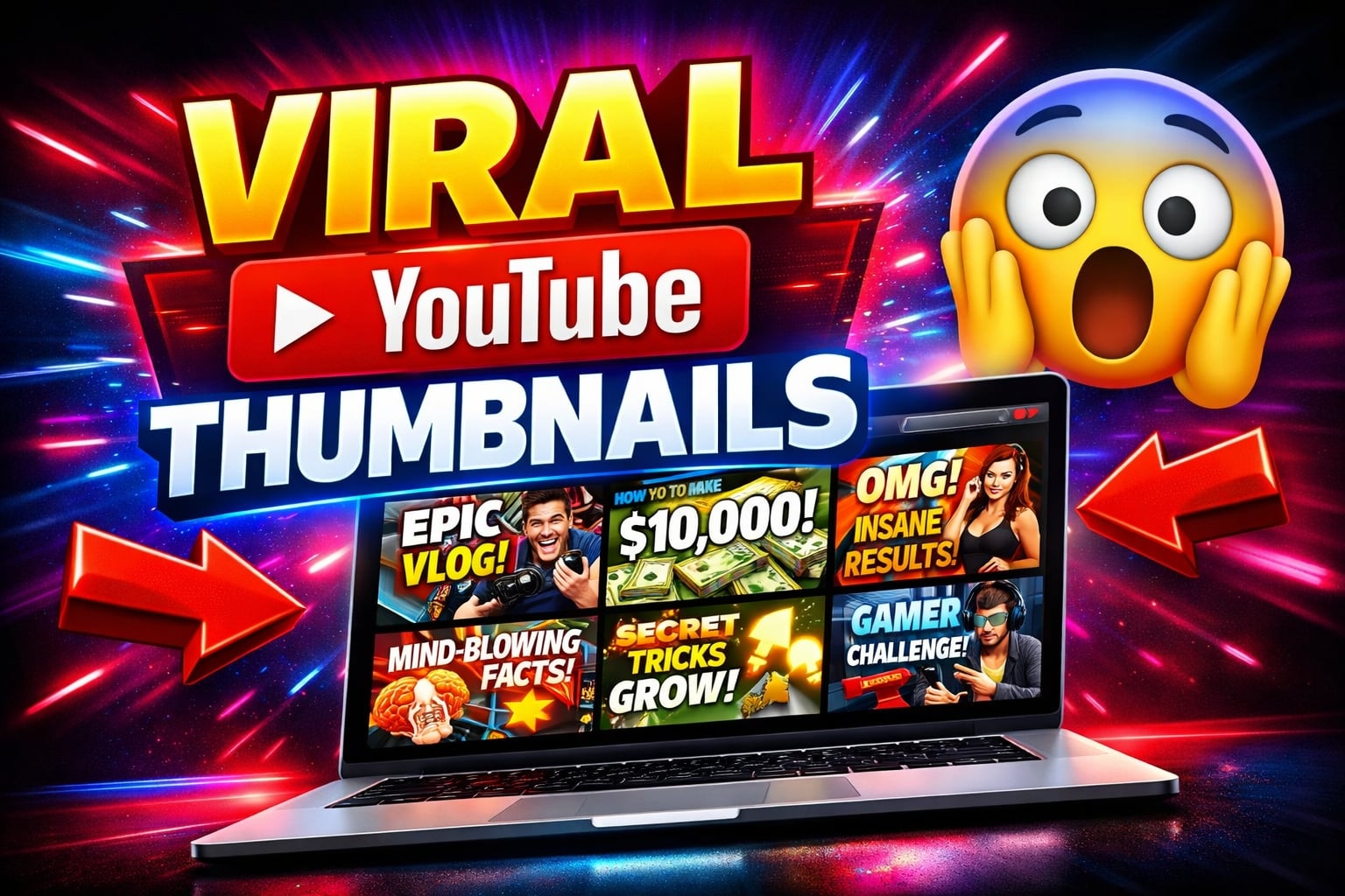 I will design a high CTR thumbnail that gets more vie...