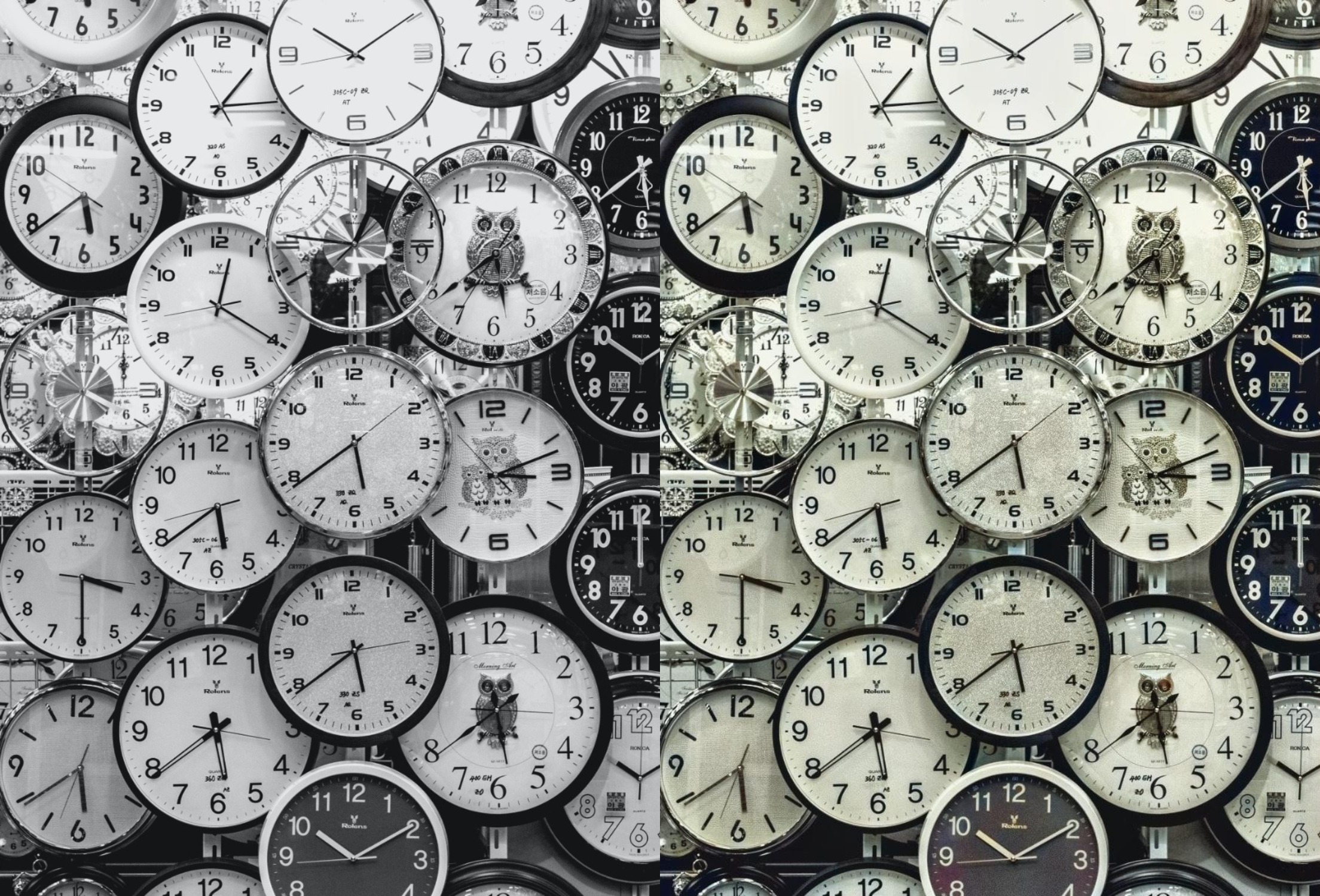  five color black and white images