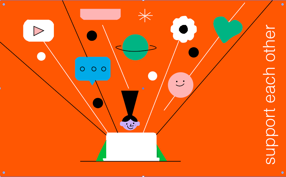 Illustrations and Graphic Design 