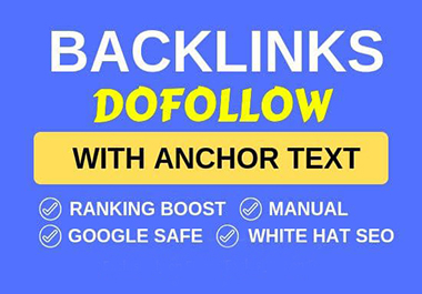 100 SEO high authority backlinks for google ranking