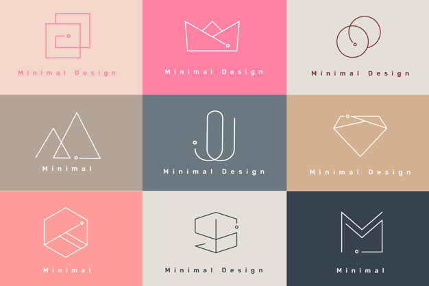 Graphic design of professional and creative logos
