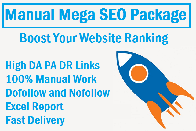 Create Manual Mega SEO Package 765 Backlinks for Boost Your Website Ranking