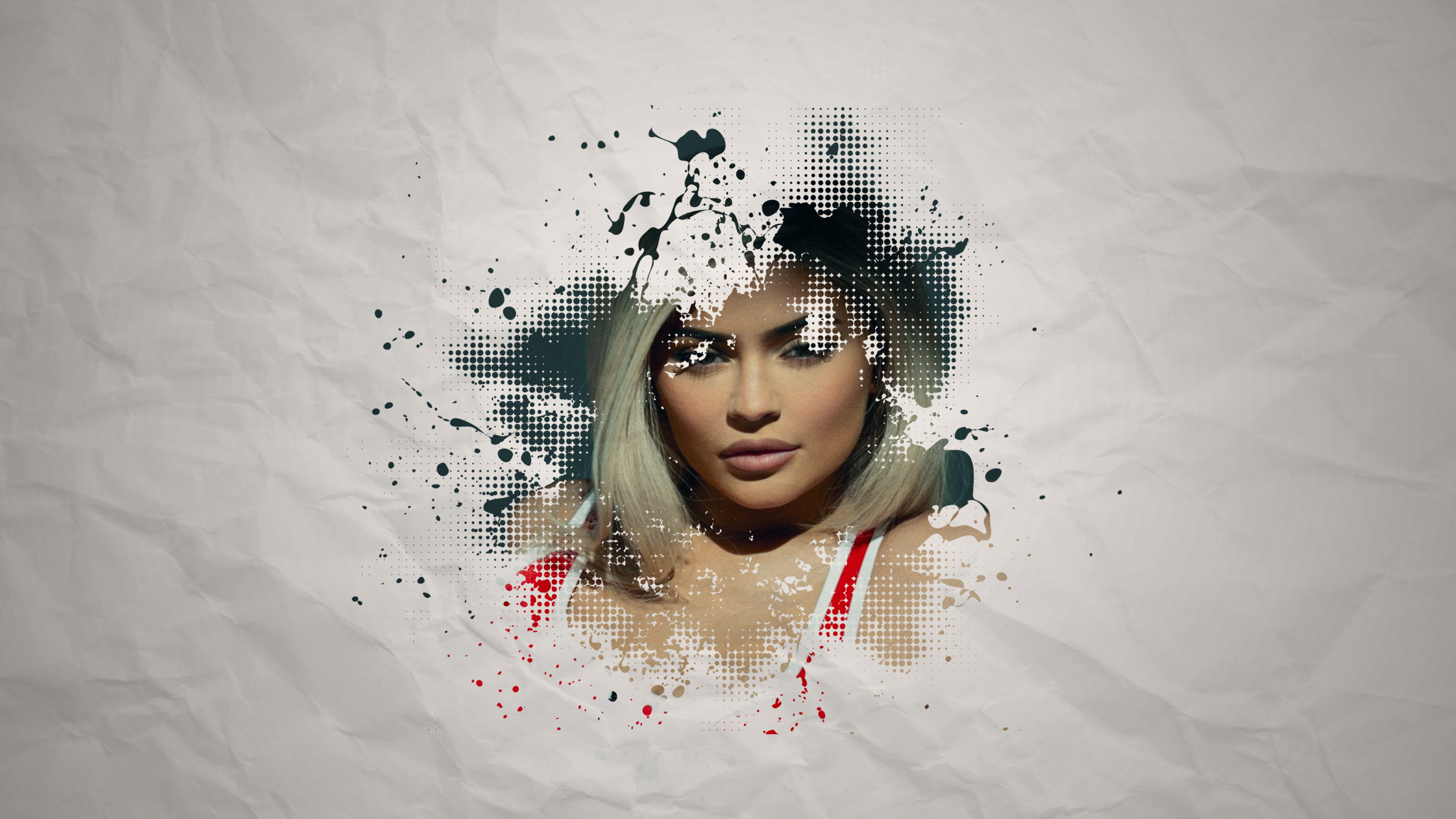 Brush Effect Template for Photoshop