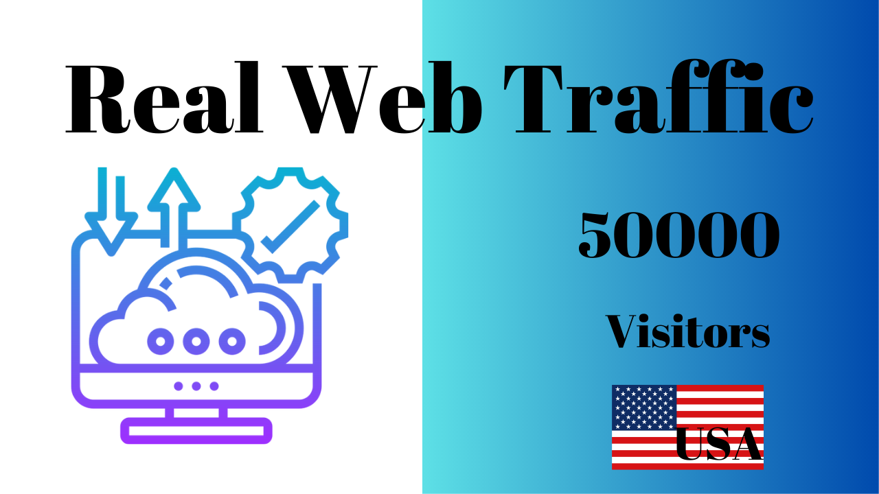 50000 USA Web Traffic from Google. com Organic Custom...