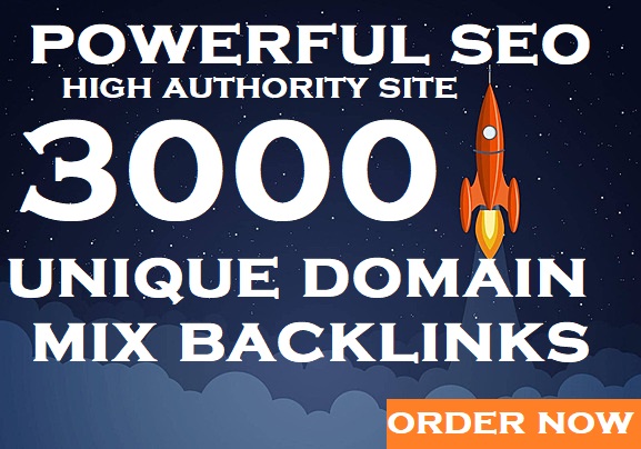 MANUAL 3000 UNIQUE DOMAIN HIGH AUTHORITY MIXED SEO DOFOLLOW PROFILE BACKLINKS
