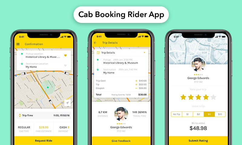 Building Taxi booking app solution