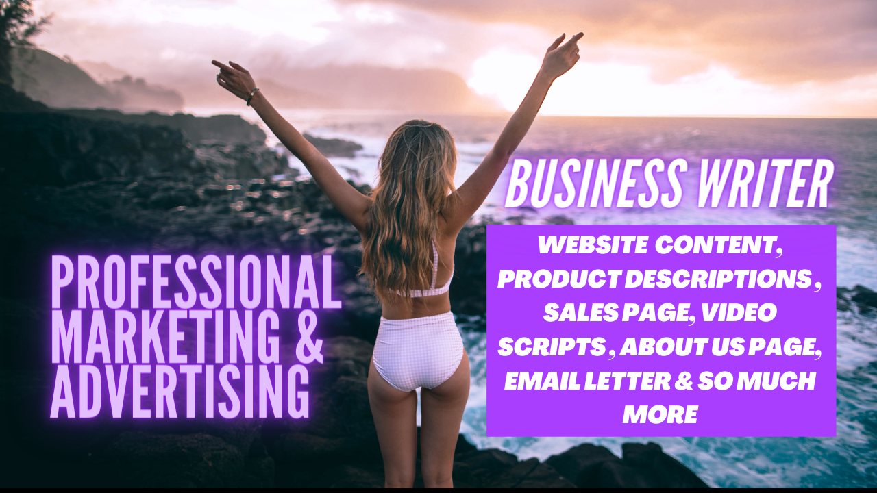I will create unique sales, ad, and website copywri...