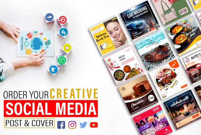 I will design social media design, posts