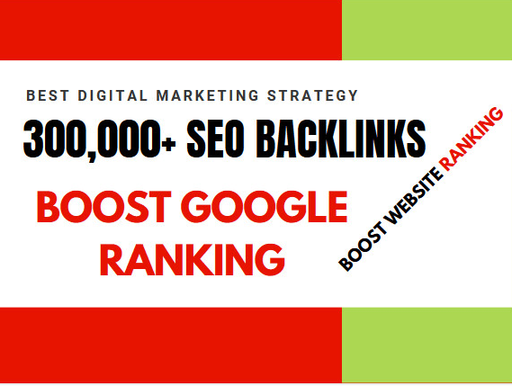 I will create 300k seo backlinks for website ranking, google ranking