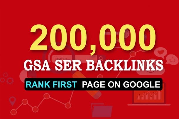 i Build 200,000 Gsa Ser backlink To improve Google Ranking