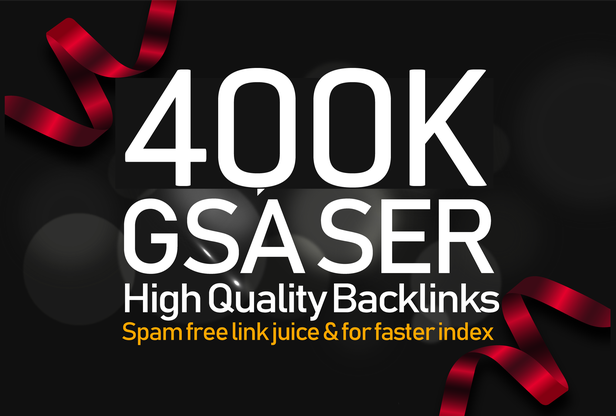 i Build 400,000 Gsa Ser backlink To improve Google Ranking