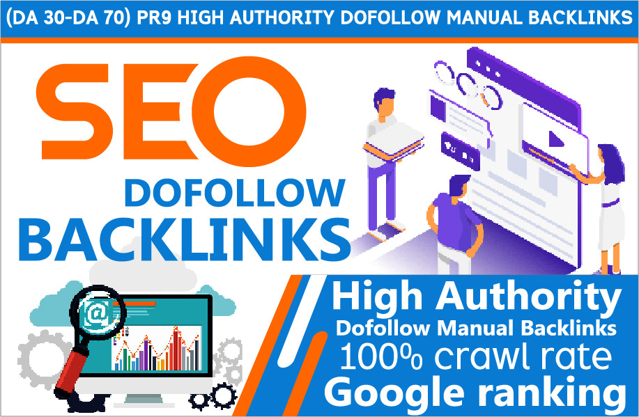 I will build high quality SEO dofollow backlinks link building for google ranking