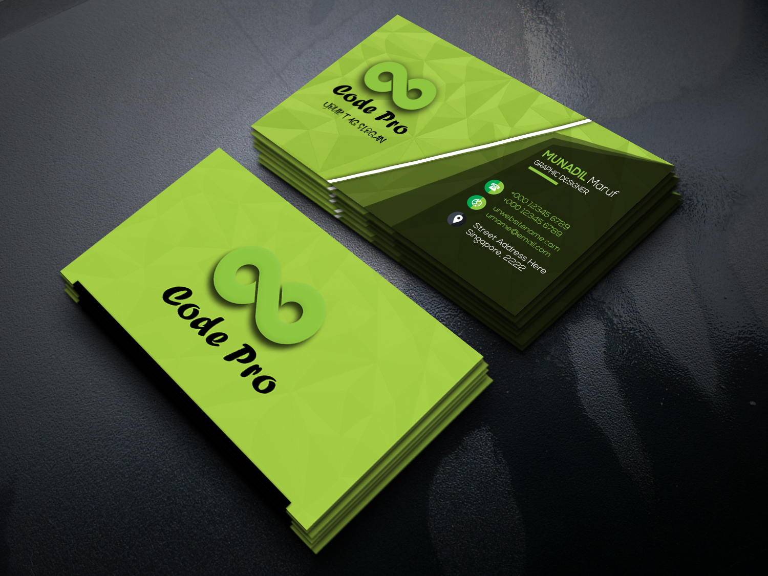 Design A Modern Eye Catching Business Card