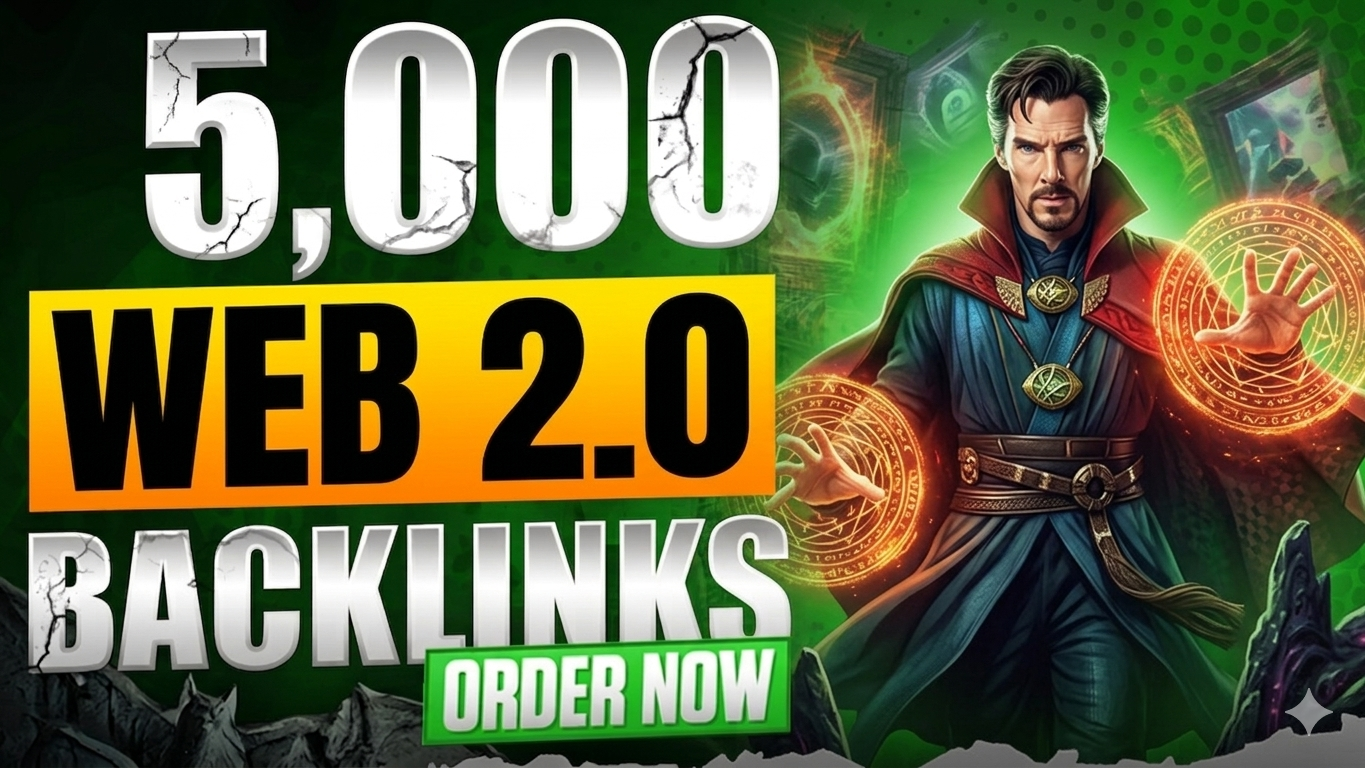 Get 5000 Web 2.0 Backlinks | Dofollow Backlinks | Contextual Backlinks | SEO Backlinks