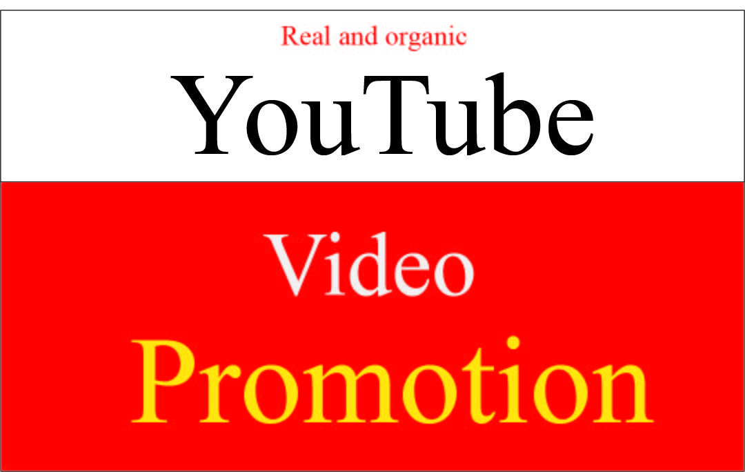 I will do safe organic youtube video promotion for your video 